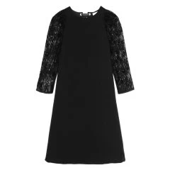 LA PETITE ETOILE Robe ABELINE - Noir | 3 SUISSES -Chic Femme Soldes robe abeline 3432934 6 1140x1140