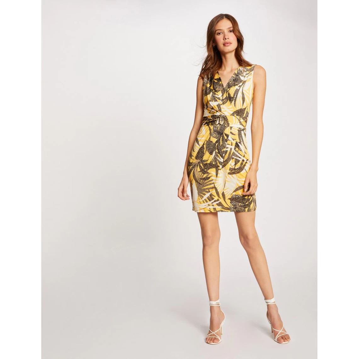 MORGAN Robe Ajustée Imprimé Végétal | 3 SUISSES 4 MORGAN Robe Ajustée Imprimé Végétal | 3 SUISSES – Image 2