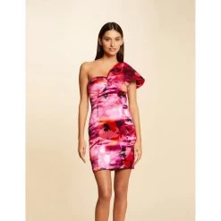 MORGAN Robe Ajustée Satinée Imprimé Floral MULTICO | 3 SUISSES