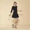 Robe Bas Volanté Manches 3/4 Gigot Et Ceinture Avec Perles Femme - Noir | 3 SUISSES 2 Robe Bas Volanté Manches 3/4 Gigot Et Ceinture Avec Perles Femme - Noir | 3 SUISSES -Chic Femme Soldes robe bas volante manches 34 gigot et ceinture avec perles femme noir 1051445 1140x1140