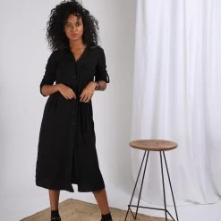 Robe Chemise Ceinturée Dandy | Robe Longue 3 SUISSES 9 Robe Chemise Ceinturée Dandy | Robe Longue 3 SUISSES -Chic Femme Soldes robe chemise ceinturee dandy 1179117 3 1140x1140
