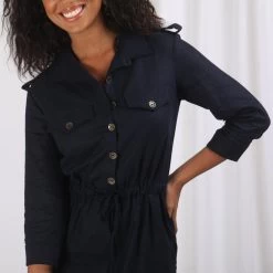 Robe Chemise En Lin Resserrée Taille | Robe Courte 3 SUISSES 12 Robe Chemise En Lin Resserrée Taille | Robe Courte 3 SUISSES -Chic Femme Soldes robe chemise en lin resserree taille 1177517 4 1140x1140