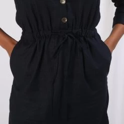 Robe Chemise En Lin Resserrée Taille | Robe Courte 3 SUISSES 13 Robe Chemise En Lin Resserrée Taille | Robe Courte 3 SUISSES -Chic Femme Soldes robe chemise en lin resserree taille 1177517 5 1140x1140