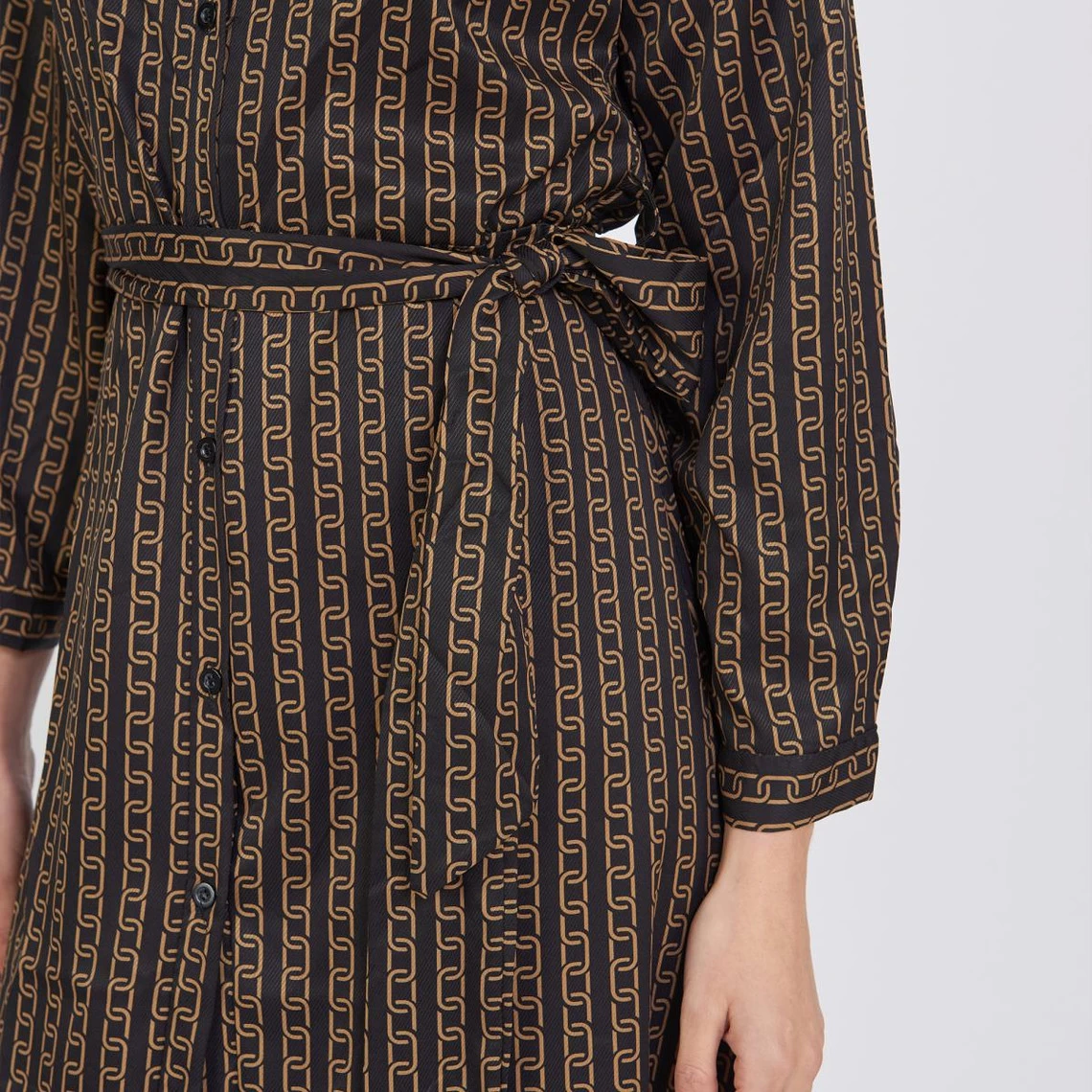 Robe Chemise Longue Imprimée Graphique Jimmy | Robe Longue 3 SUISSES 5 Robe Chemise Longue Imprimée Graphique Jimmy | Robe Longue 3 SUISSES – Image 3