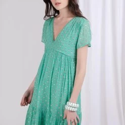 Robe Courte à Pois Doré Flore | Robe Courte 3 SUISSES 8 Robe Courte à Pois Doré Flore | Robe Courte 3 SUISSES -Chic Femme Soldes robe courte a pois dore flore 1215917 2 1140x1140