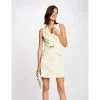 MORGAN Robe Droite Avec Ornement Métallique | 3 SUISSES 2 MORGAN Robe Droite Avec Ornement Métallique | 3 SUISSES -Chic Femme Soldes robe droite avec ornement metallique jaune paille 3393052 6376722 22 1140x1140