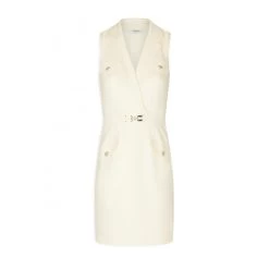 MORGAN Robe Droite Avec Ornement Métallique | 3 SUISSES 9 MORGAN Robe Droite Avec Ornement Métallique | 3 SUISSES -Chic Femme Soldes robe droite avec ornement metallique jaune paille 3393052 6376726 26 1140x1140