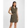 MORGAN Robe Droite Boutonnée Ceinturée | 3 SUISSES 1 MORGAN Robe Droite Boutonnée Ceinturée | 3 SUISSES -Chic Femme Soldes robe droite boutonnee ceinturee vert kaki 3507662 7024154 54 1140x1140