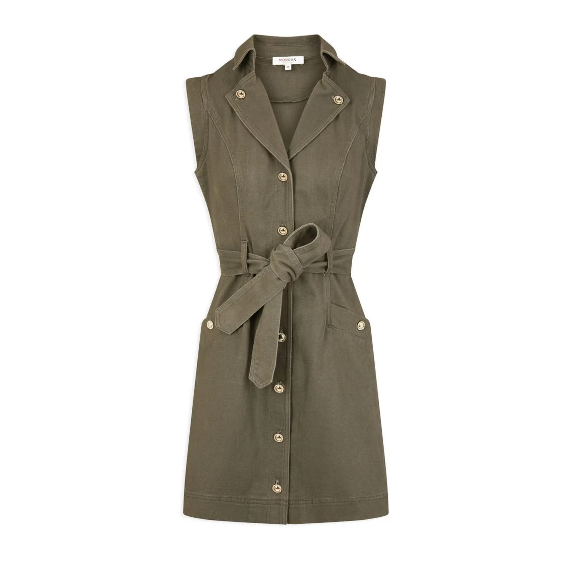 MORGAN Robe Droite Boutonnée Ceinturée | 3 SUISSES 5 MORGAN Robe Droite Boutonnée Ceinturée | 3 SUISSES – Image 3