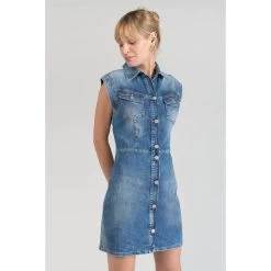 Meilleures ventes 11 LE TEMPS DES CERISES Robe Droite En Jeans DIDEROT | 3 SUISSES