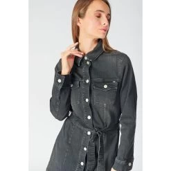 LE TEMPS DES CERISES Robe Droite En Jeans HILLS | 3 SUISSES 14 LE TEMPS DES CERISES Robe Droite En Jeans HILLS | 3 SUISSES -Chic Femme Soldes robe droite en jeans hills 3518214 7028668 68 1140x1140