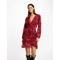 MORGAN Robe Droite Froncée Imprimé Végétal | 3 SUISSES