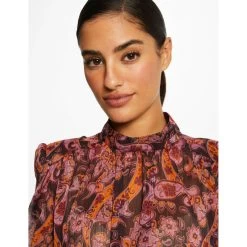 MORGAN Robe Droite Imprimé Cachemire | 3 SUISSES 10 MORGAN Robe Droite Imprimé Cachemire | 3 SUISSES -Chic Femme Soldes robe droite imprime cachemire multico 3417808 6523448 48 1140x1140