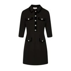 MORGAN Robe Droite Manches 3/4 NOIR | 3 SUISSES 10 MORGAN Robe Droite Manches 3/4 NOIR | 3 SUISSES -Chic Femme Soldes robe droite manches 34 noir 3431274 6601844 44 1140x1140