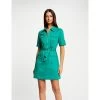 MORGAN Robe Droite Manches Courtes Ceinturée | 3 SUISSES 1 MORGAN Robe Droite Manches Courtes Ceinturée | 3 SUISSES -Chic Femme Soldes robe droite manches courtes ceinturee vert moyen 3507780 6982944 44 1140x1140