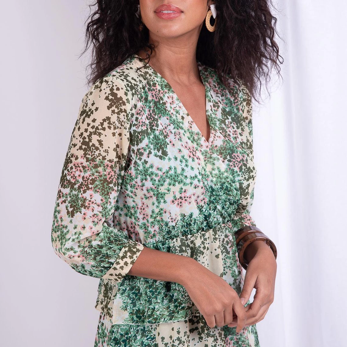 Robe Fleurie Lison | Robe Longue 3 SUISSES 6 Robe Fleurie Lison | Robe Longue 3 SUISSES – Image 4