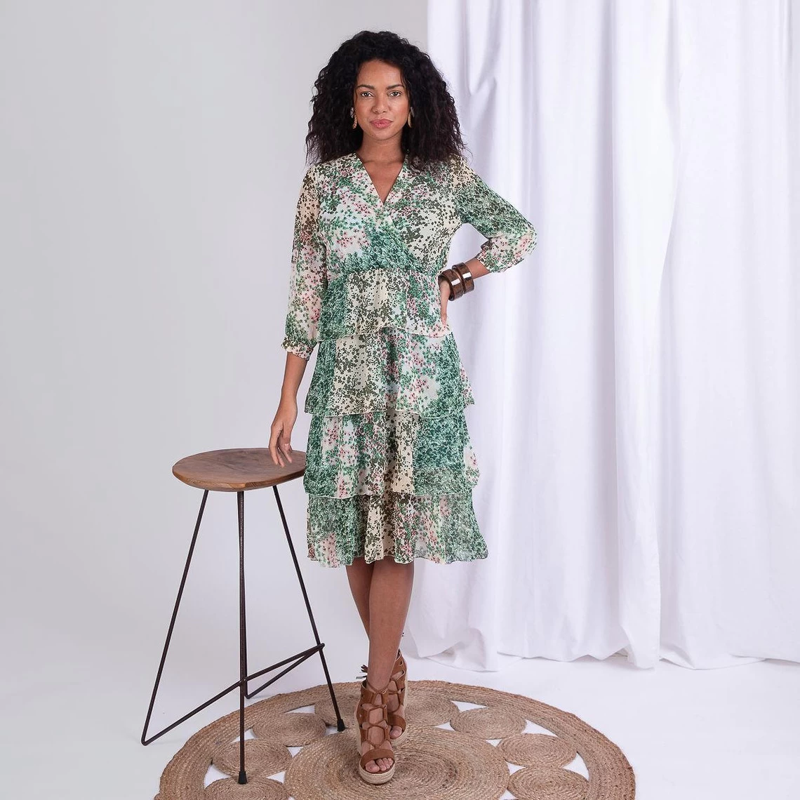 Robe Fleurie Lison | Robe Longue 3 SUISSES 3 Robe Fleurie Lison | Robe Longue 3 SUISSES