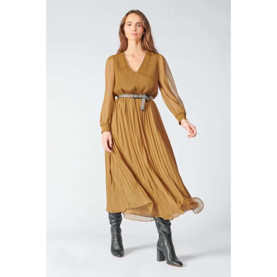 LE TEMPS DES CERISES Robe Longue Droite TOBY | 3 SUISSES 8 LE TEMPS DES CERISES Robe Longue Droite TOBY | 3 SUISSES – Image 6