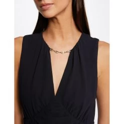 MORGAN Robe Patineuse Avec Détail Chaîne | 3 SUISSES 10 MORGAN Robe Patineuse Avec Détail Chaîne | 3 SUISSES -Chic Femme Soldes robe patineuse avec detail chaine marine 3508230 6984906 6 1140x1140