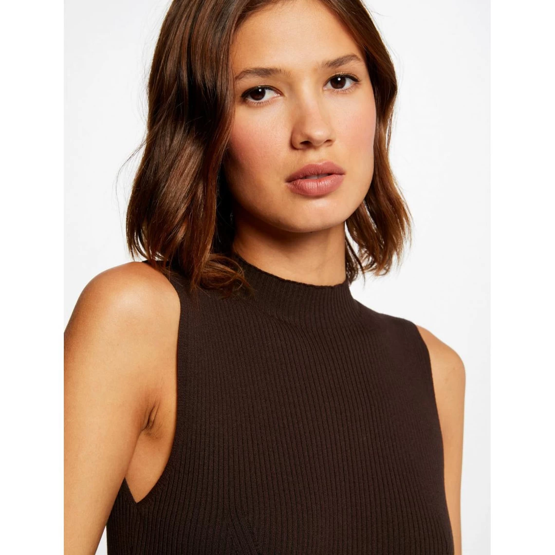 MORGAN Robe Pull Ajustée Sans Manches | 3 SUISSES 6 MORGAN Robe Pull Ajustée Sans Manches | 3 SUISSES – Image 4