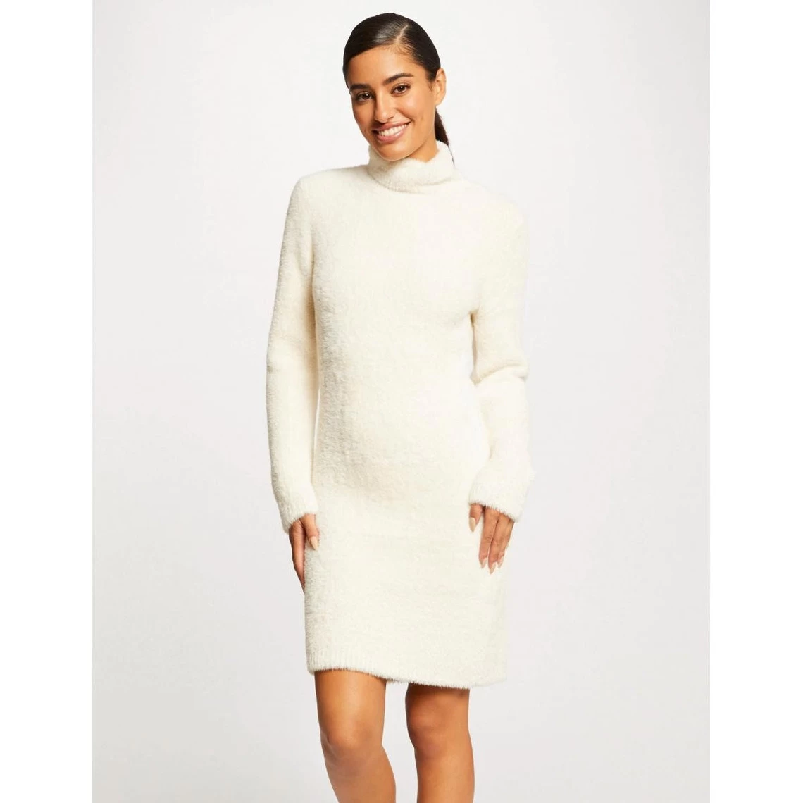 MORGAN Robe Pull Droite à Col Roulé | 3 SUISSES 3 MORGAN Robe Pull Droite à Col Roulé | 3 SUISSES