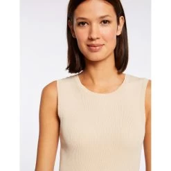 MORGAN Robe Pull évasée Sans Manches | 3 SUISSES 13 MORGAN Robe Pull évasée Sans Manches | 3 SUISSES -Chic Femme Soldes robe pull evasee sans manches beige clair 3473924 6855416 16 1140x1140