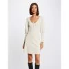 MORGAN Robe Pull Patineuse Avec Col En V | 3 SUISSES 1 MORGAN Robe Pull Patineuse Avec Col En V | 3 SUISSES -Chic Femme Soldes robe pull patineuse avec col en v beige 3408976 6478408 8 1140x1140