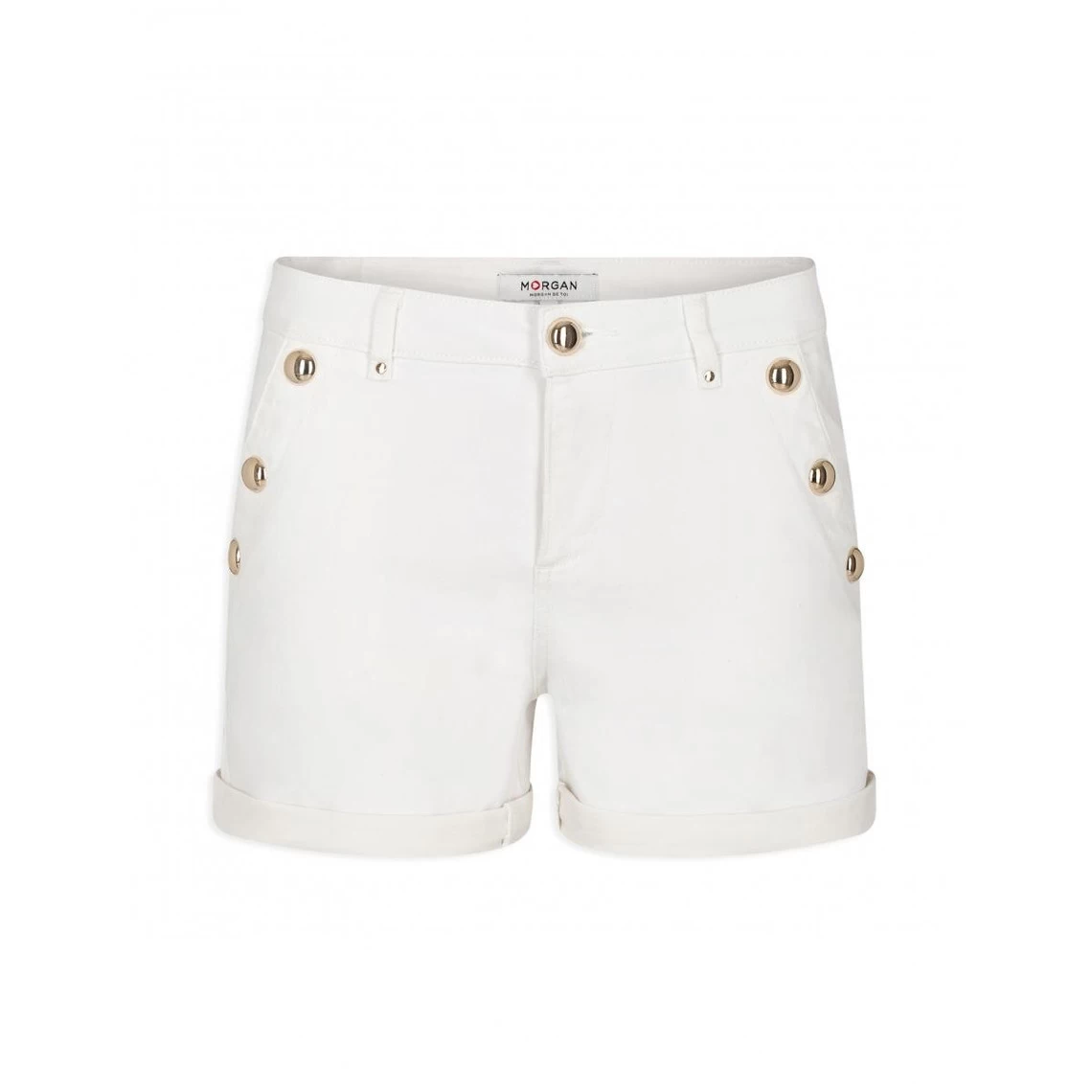 MORGAN Short Ajusté à Pont En Jean | 3 SUISSES 5 MORGAN Short Ajusté à Pont En Jean | 3 SUISSES – Image 3