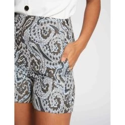 MORGAN Short Ajusté Imprimé Cachemire | Short 3 SUISSES 10 MORGAN Short Ajusté Imprimé Cachemire | Short 3 SUISSES -Chic Femme Soldes short ajuste imprime cachemire 3214551 5 1140x1140