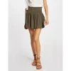 MORGAN Short Ample Fluide à Taille Smockée | 3 SUISSES 1 MORGAN Short Ample Fluide à Taille Smockée | 3 SUISSES -Chic Femme Soldes short ample fluide a taille smockee vert kaki 3393150 6377150 50 1140x1140
