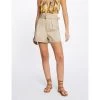 MORGAN Short Ample Taille Haute Ceinturé | 3 SUISSES 1 MORGAN Short Ample Taille Haute Ceinturé | 3 SUISSES -Chic Femme Soldes short ample taille haute ceinture beige 3508104 6984434 34 1140x1140