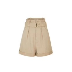 MORGAN Short Ample Taille Haute Ceinturé | 3 SUISSES 9 MORGAN Short Ample Taille Haute Ceinturé | 3 SUISSES -Chic Femme Soldes short ample taille haute ceinture beige 3508104 6984438 38 1140x1140