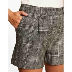 MORGAN Short City Ajusté à Carreaux | 3 SUISSES 10 MORGAN Short City Ajusté à Carreaux | 3 SUISSES -Chic Femme Soldes short city ajuste a carreaux gris moyen 3506728 6978172 72 1140x1140