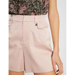 MORGAN Short Droit Fluide Taille Haute | Short 3 SUISSES 10 MORGAN Short Droit Fluide Taille Haute | Short 3 SUISSES -Chic Femme Soldes short droit fluide taille haute vieux rose 3251269 5760895 95 1140x1140