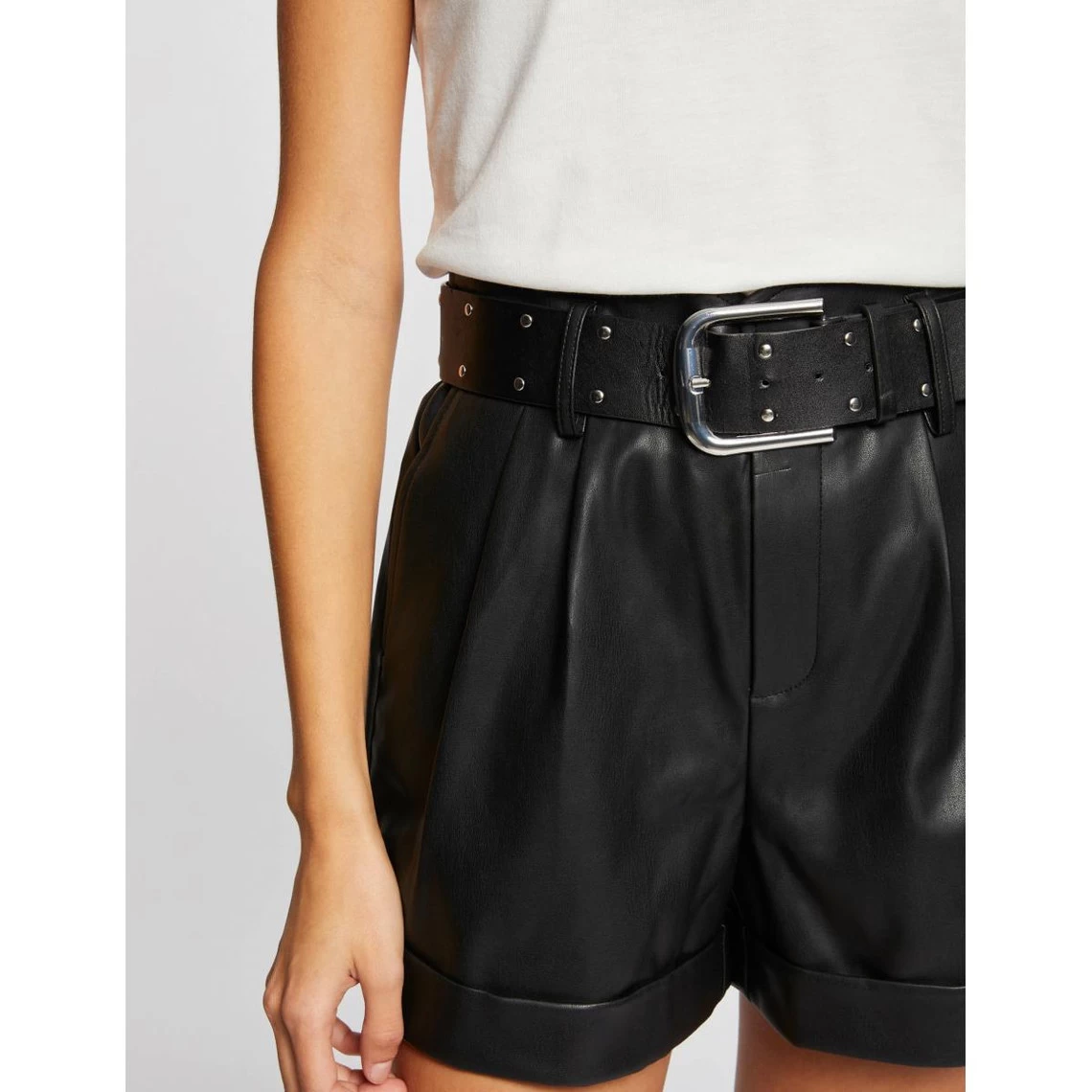 MORGAN Short Droit Taille Haute Ceinturé | 3 SUISSES 6 MORGAN Short Droit Taille Haute Ceinturé | 3 SUISSES – Image 4