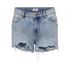 ONLY Short En Denim Bleu | 3 SUISSES 13 ONLY Short En Denim Bleu | 3 SUISSES -Chic Femme Soldes short en denim bleu 15256232 3873733 9 1140x1140