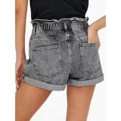 ONLY Short En Denim Gris | 3 SUISSES -Chic Femme Soldes short en denim gris 15200196 3771795 6 1140x1140