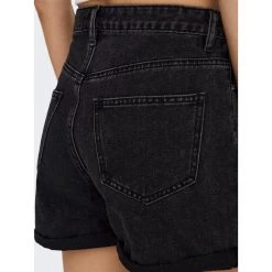 ONLY Short En Denim Noir | 3 SUISSES -Chic Femme Soldes short en denim noir 15196226 3337632 6 1140x1140