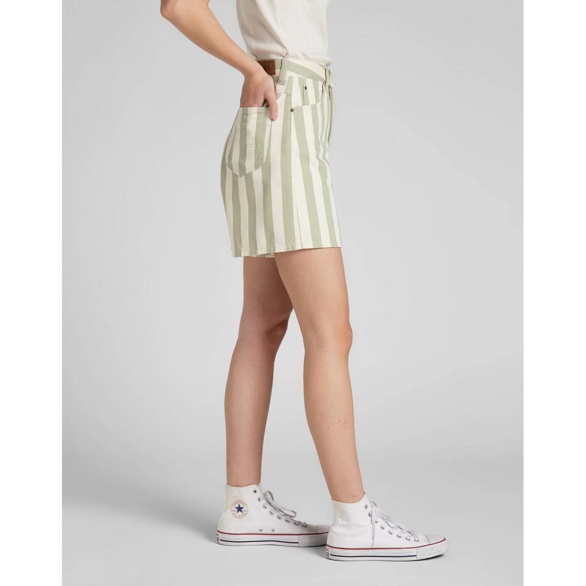 Lee Short Femme à Rayures En Coton | 3 SUISSES 6 Lee Short Femme à Rayures En Coton | 3 SUISSES – Image 4