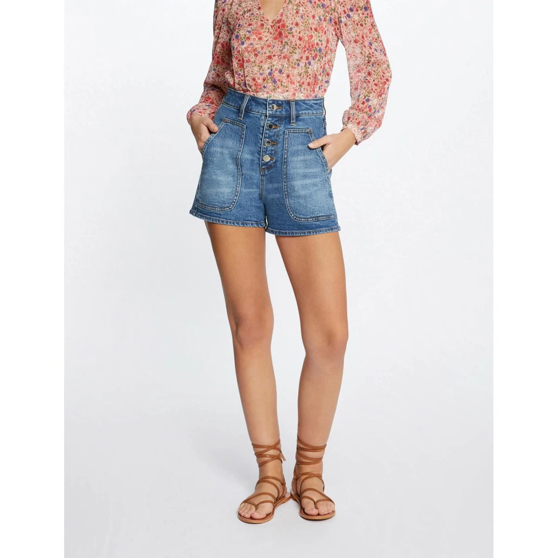 MORGAN Short Mom Taille Haute En Jean | 3 SUISSES 3 MORGAN Short Mom Taille Haute En Jean | 3 SUISSES