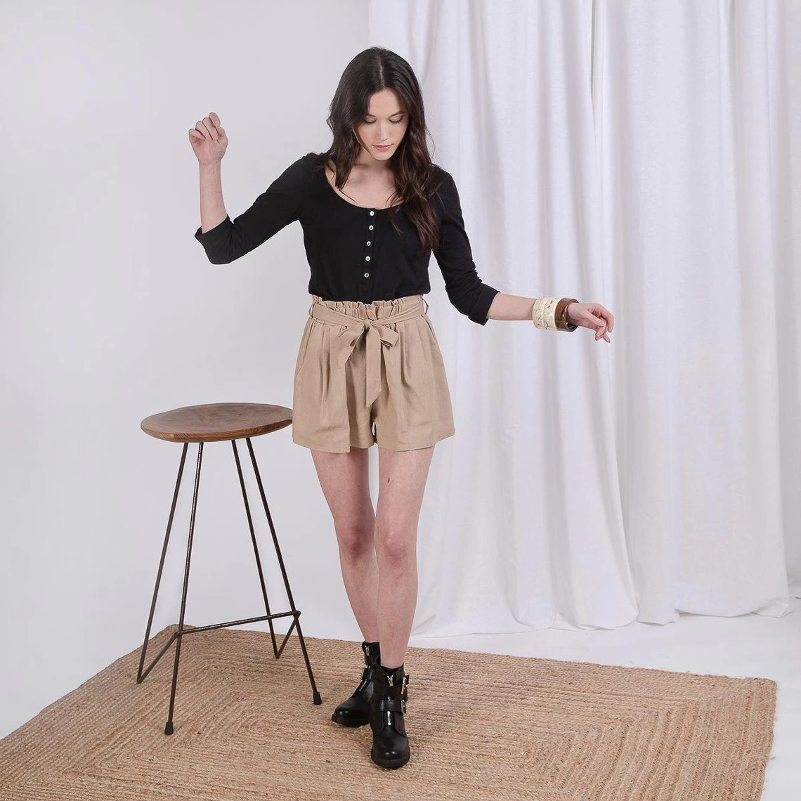 Short Paperbag Alexis | Short 3 SUISSES 7 Short Paperbag Alexis | Short 3 SUISSES – Image 5