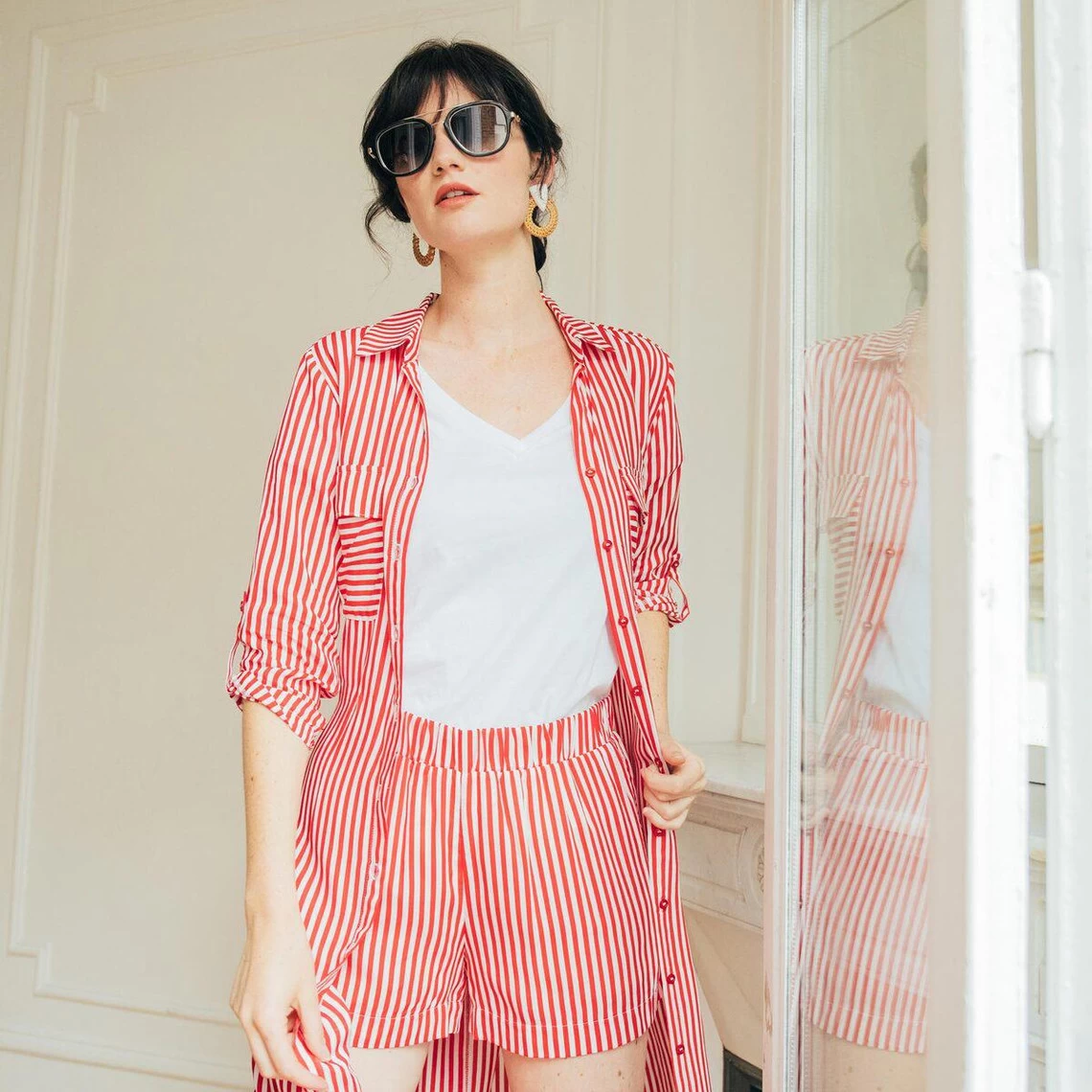 Chic Femme Soldes -Chic Femme Soldes short raye nika reedition 1198211