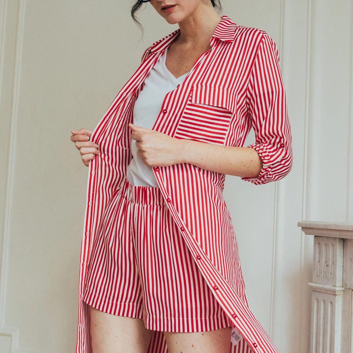 Short Rayé Nika Réédition | Short 3 SUISSES 5 Short Rayé Nika Réédition | Short 3 SUISSES – Image 3