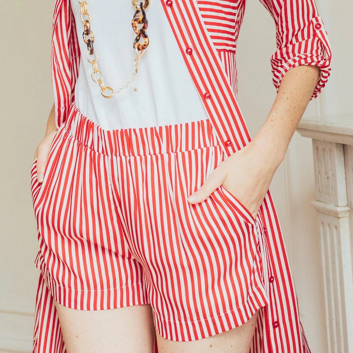 Short Rayé Nika Réédition | Short 3 SUISSES 3 Short Rayé Nika Réédition | Short 3 SUISSES