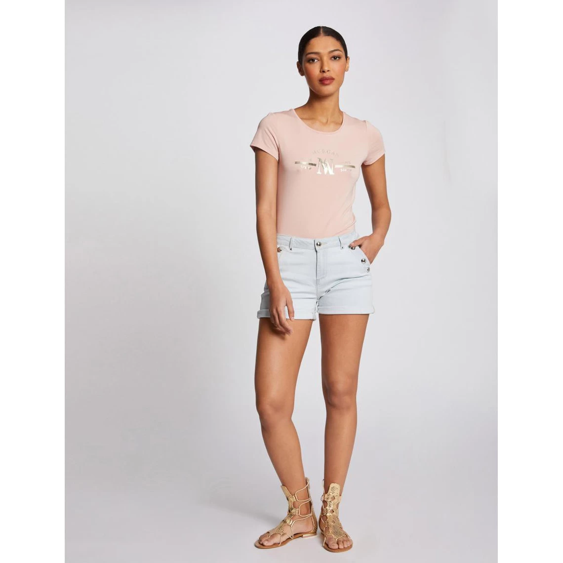 MORGAN Short Slim En Jean à Pont | Short 3 SUISSES 4 MORGAN Short Slim En Jean à Pont | Short 3 SUISSES – Image 2