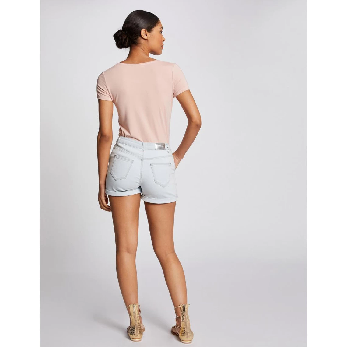 MORGAN Short Slim En Jean à Pont | Short 3 SUISSES 5 MORGAN Short Slim En Jean à Pont | Short 3 SUISSES – Image 3