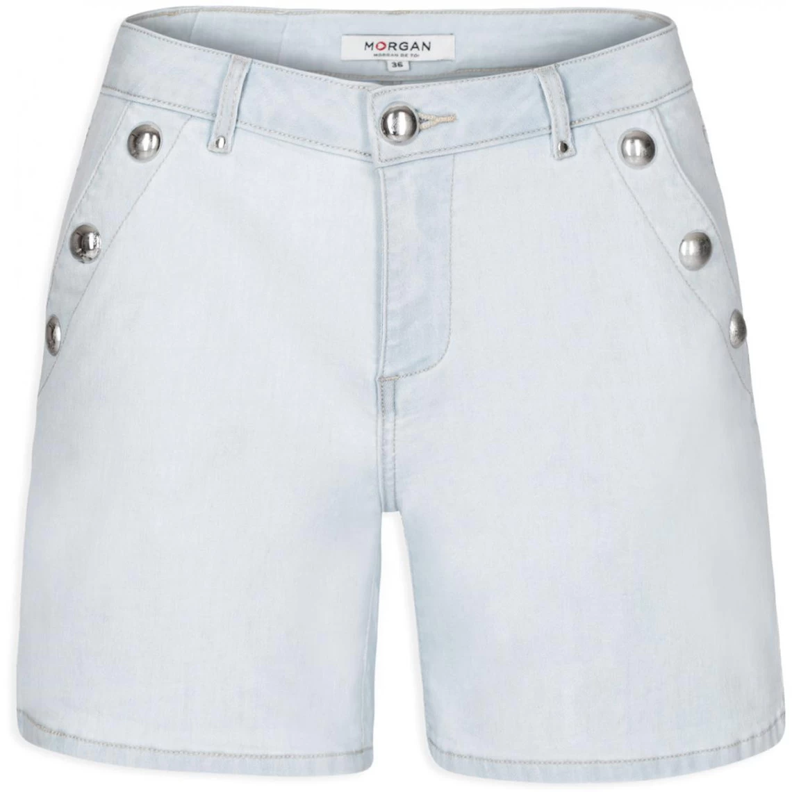 MORGAN Short Slim En Jean à Pont | Short 3 SUISSES 6 MORGAN Short Slim En Jean à Pont | Short 3 SUISSES – Image 4