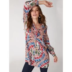 Tunique Imprimée | Manches Longues, Tunique 3 SUISSES 7 Tunique Imprimée | Manches Longues, Tunique 3 SUISSES -Chic Femme Soldes t shirt tunique imprime manches longues 3213049 2 1140x1140