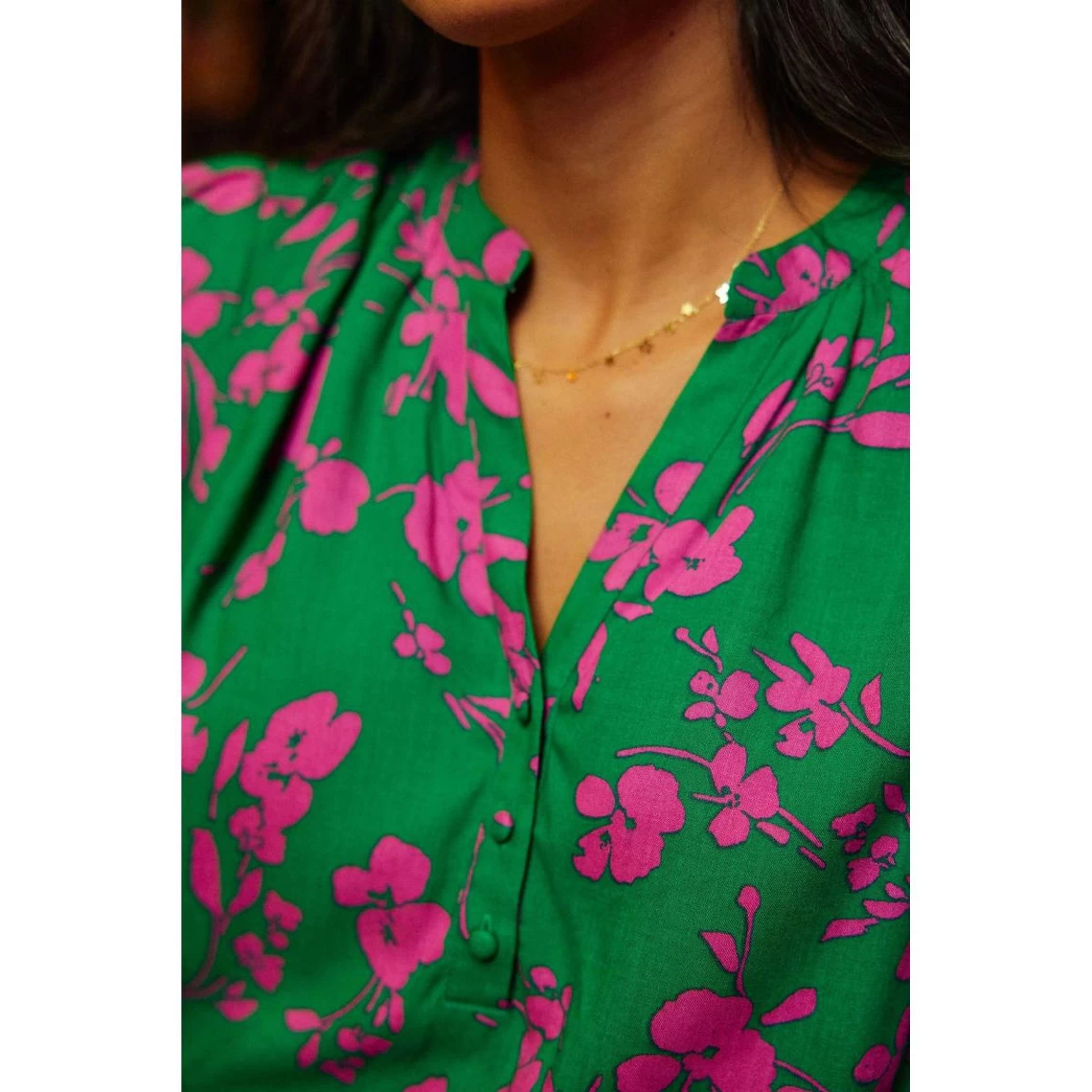 LA PETITE ETOILE Top YUNIA Vert/ Fuschia | 3 SUISSES 6 LA PETITE ETOILE Top YUNIA Vert/ Fuschia | 3 SUISSES – Image 4